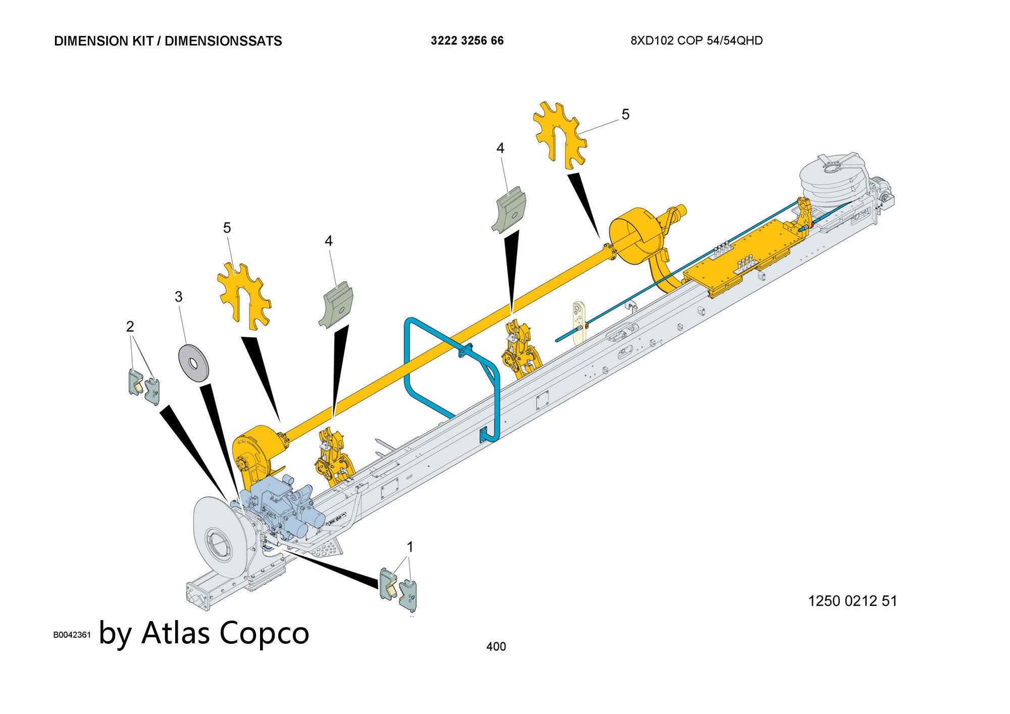 Atlas Copco Epiroc HUB 3222324773/3222 3247 73