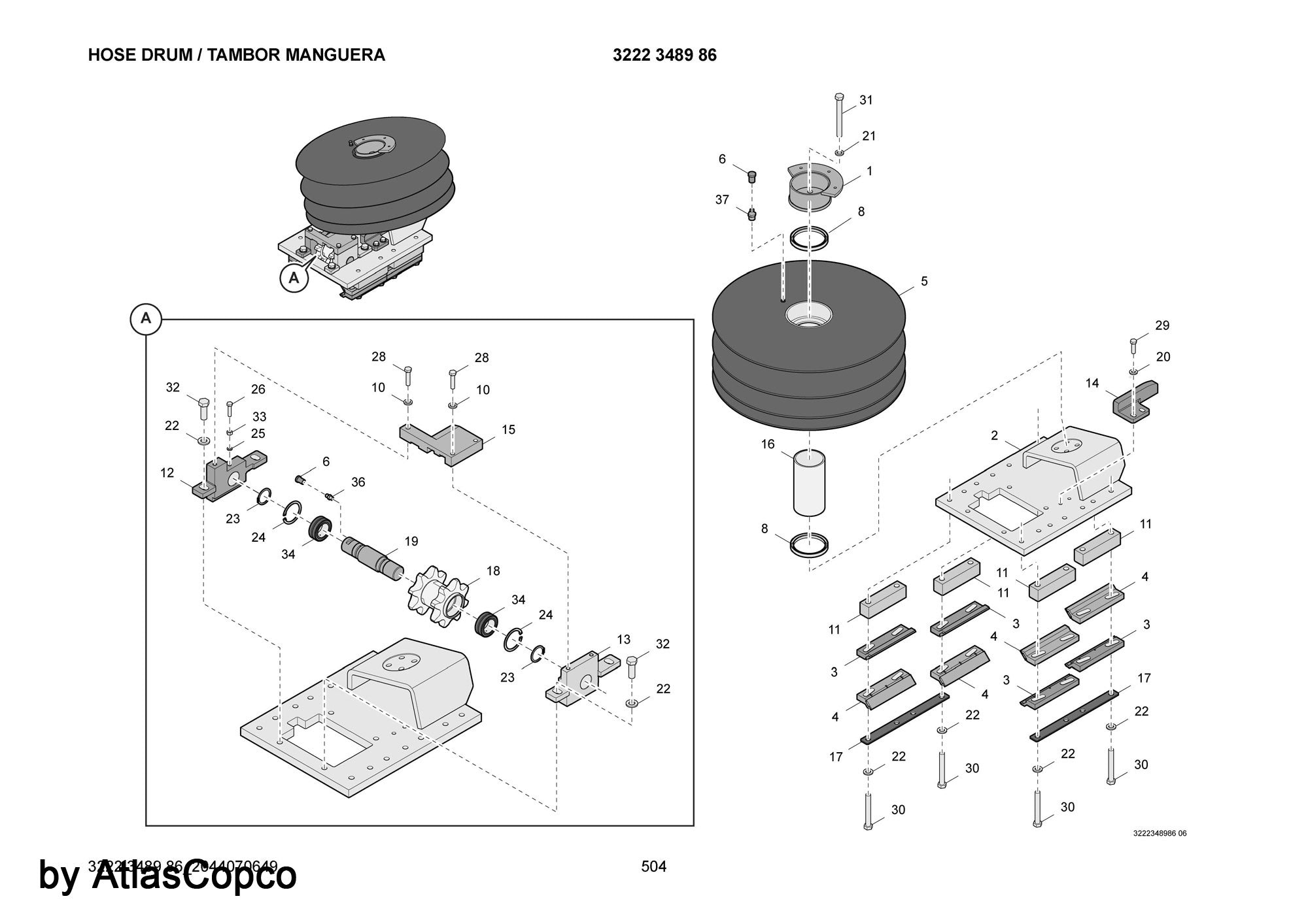 Atlas Copco Epiroc PROTECTION 3222339615/3222 3396 15