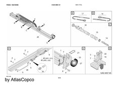 Atlas Copco Epiroc WIRE ROPE 3128078197 /3128 0781 97