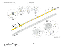 Atlas Copco Epiroc PULL ROPE 3222331632 /3222 3316 32