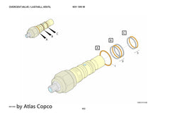 Atlas Copco Epiroc OV. CNTR VALVE  8231120306/8231 1203 06