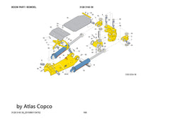 Atlas Copco Epiroc HYDRAULCYL.  9121701702/9121 7017 02