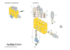 Atlas Copco Epiroc VALVE 3217893740/3217 8937 40