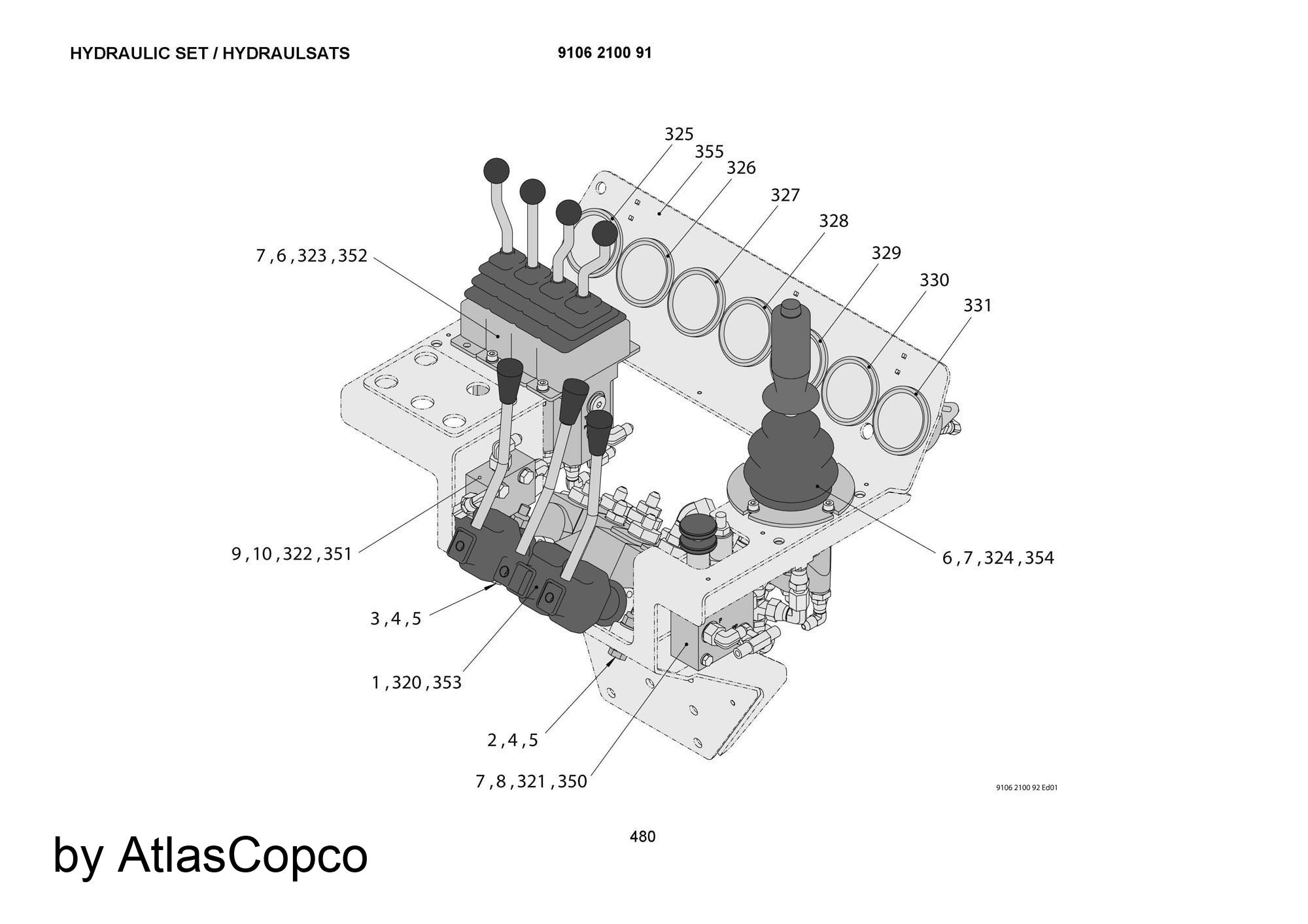 Atlas Copco Epiroc VENTILBLOCK 3217896820/3217896820