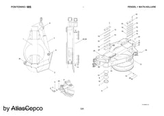 Atlas Copco Epiroc WEAR PLATE  3128055401/3128 0554 01