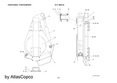 Atlas Copco Epiroc WEAR PLATE  3128055401/3128 0554 01