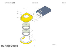 Atlas Copco Epiroc RING 3128061600/3128 0616 00