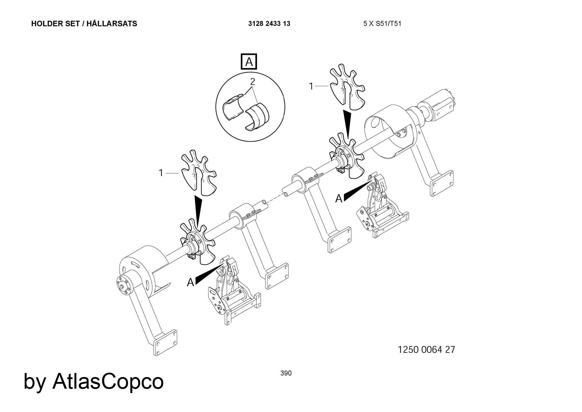 Atlas Copco Epiroc BUSHING HALF  3128240703/3128 2407 03