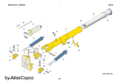 Atlas Copco Epiroc EXP.SHAFT CO. 3128308004/3128 3080 04