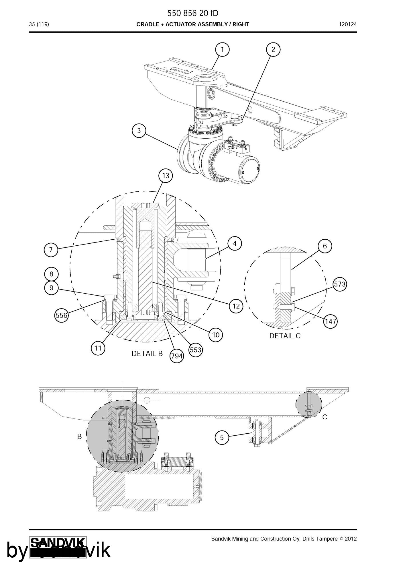 Sandvik BODY 55004021/550 040 21