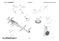 Atlas Copco Epiroc SUPPORT HALF 3128313618/3128 3136 18