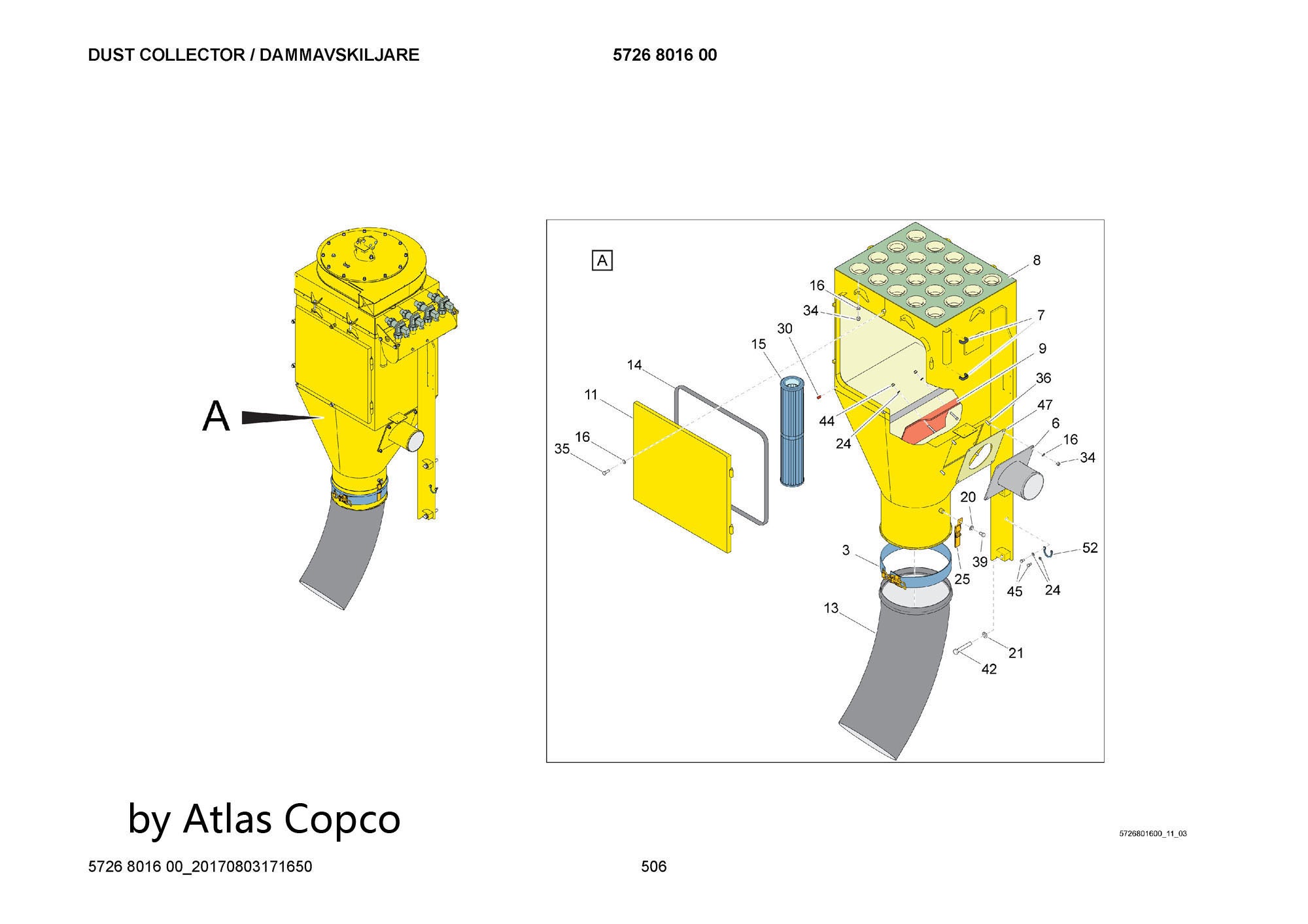 Atlas Copco Epiroc FILTER ELEMENT  3222321295 /3222 3212 95