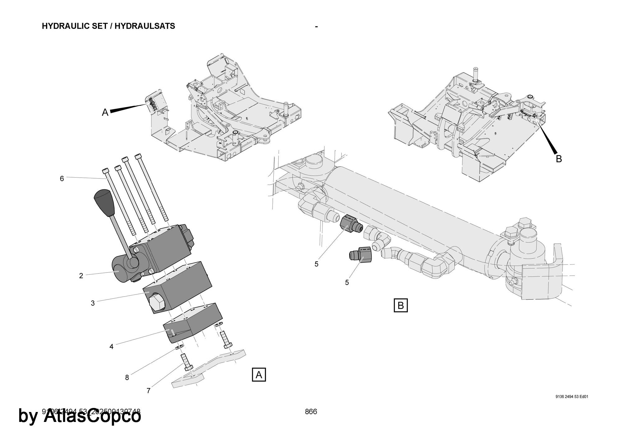 Atlas Copco Epiroc DOUBLE CH.VA  3222326896/3222 3268 96