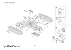 Atlas Copco Epiroc SHAFT 3222310230/3222 3102 30