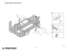 Atlas Copco Epiroc SHAFT 3222310230/3222 3102 30