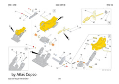 Atlas Copco Epiroc SHAFT 3222314269/3222 3142 69