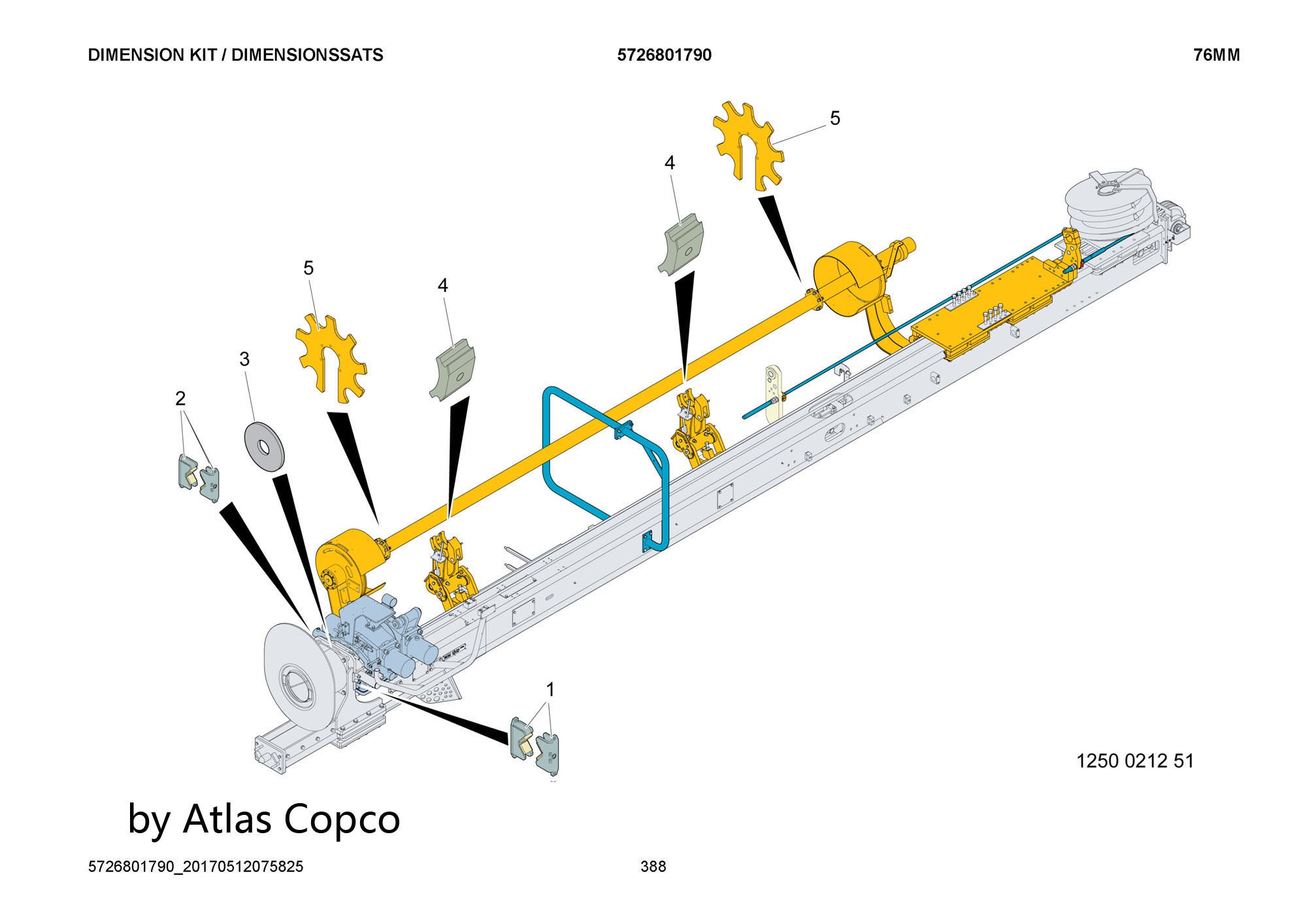 Atlas Copco Epiroc DR.ST.SUPP.H 3222330090/3222 3300 90