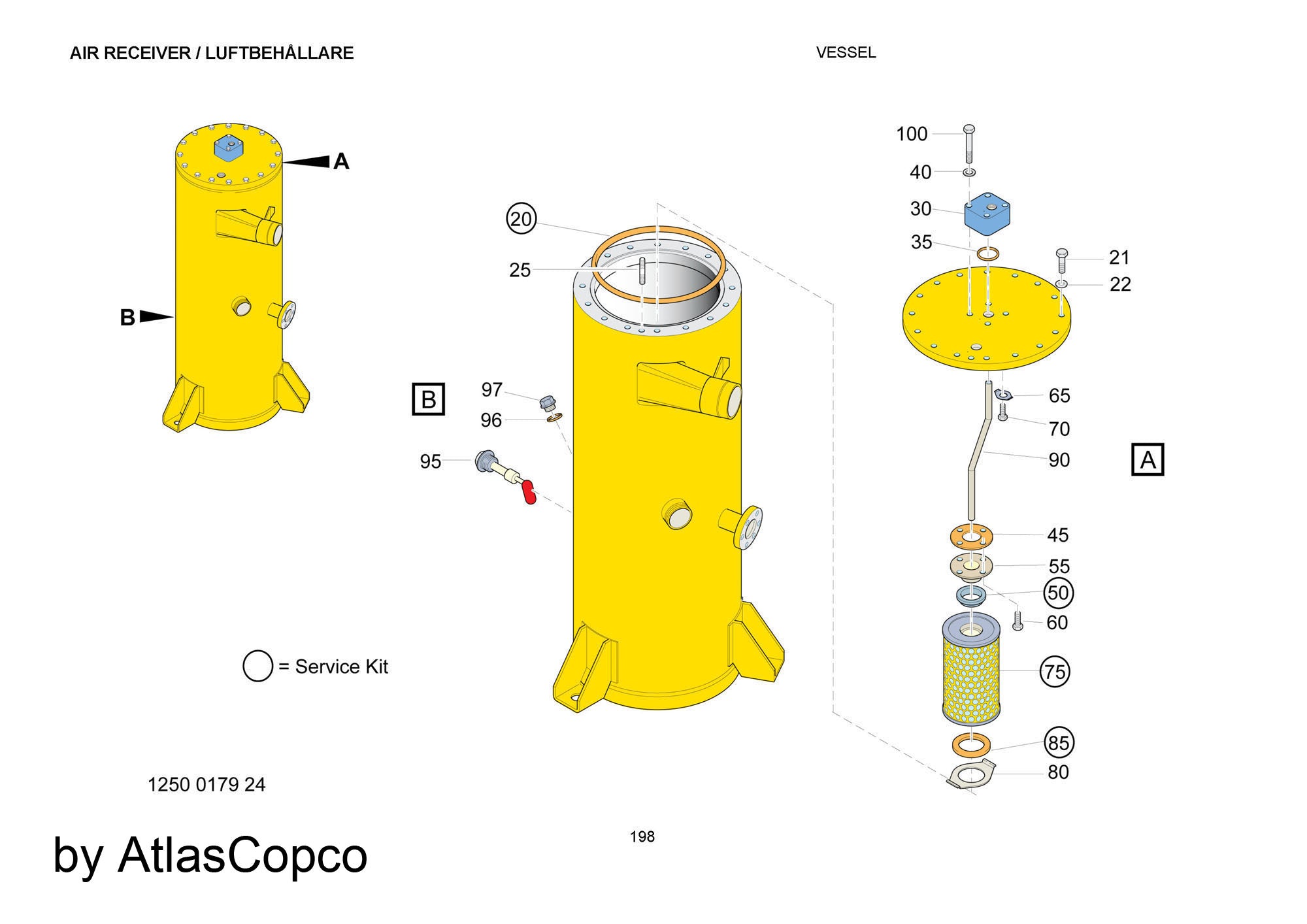 Atlas Copco Epiroc LEVEL GAUGE 1616510800 / 1616 5108 00