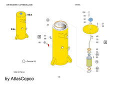 Atlas Copco Epiroc LEVEL GAUGE 1616510800 / 1616 5108 00