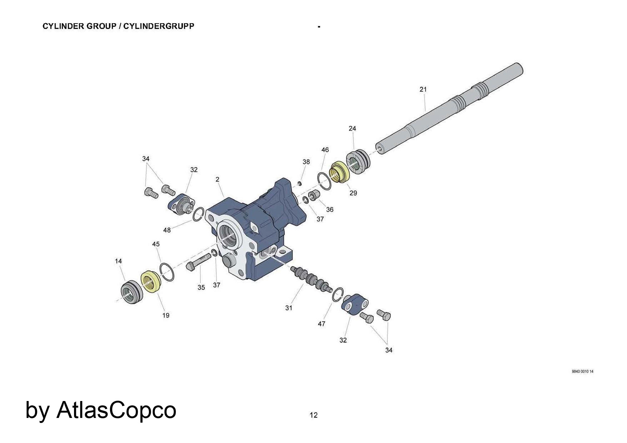 Atlas Copco Epiroc NUT 3115321400/3115 3214 00