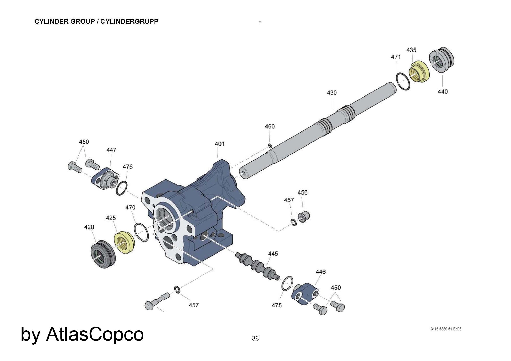 Atlas Copco Epiroc SEAL 3115169700/3115 1697 00