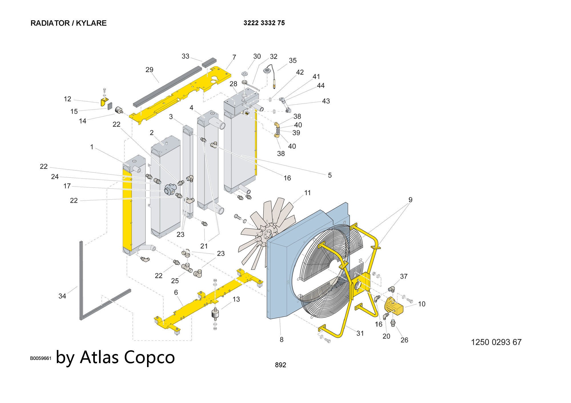 Atlas Copco Epiroc LEVEL SWITCH 3222334153 /3222 3341 53