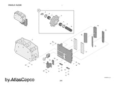 Atlas Copco Epiroc SLIDING RAIL WEAR STRIP 5726808379 /5726 8083 79