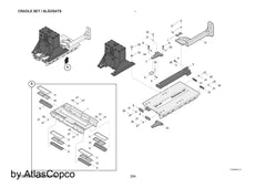 Atlas Copco Epiroc SLIDING RAIL WEAR STRIP 5726808379 /5726 8083 79