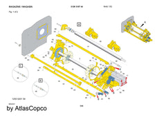 Atlas Copco Epiroc HYDR.CYLINDER 3128313401 /3128 3134 01