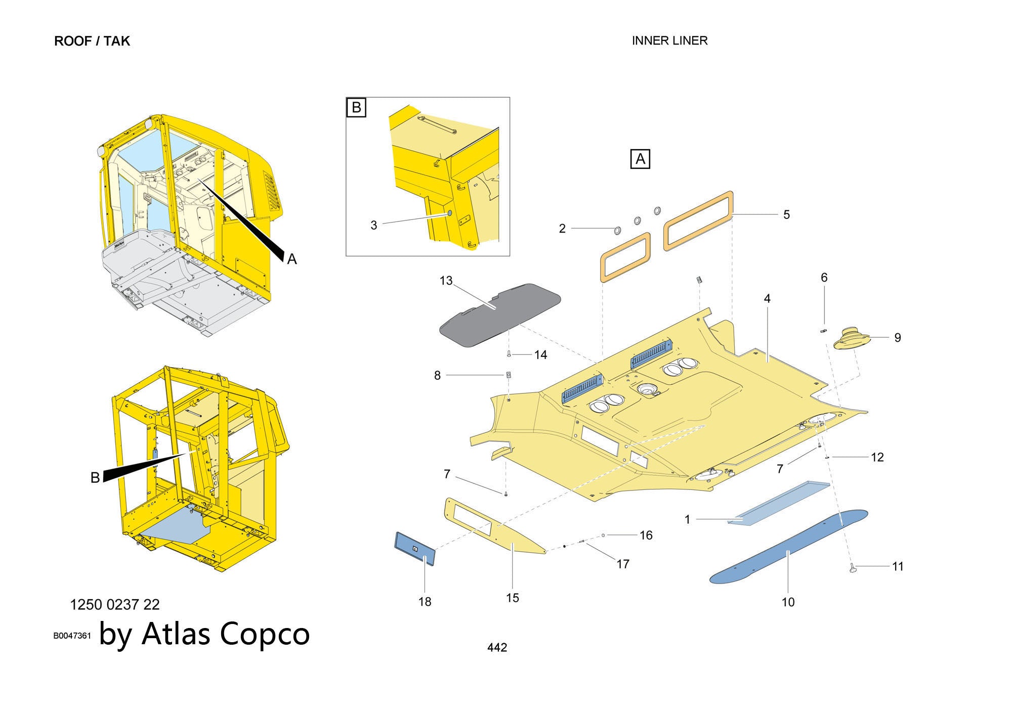 Atlas Copco Epiroc FILTER 3222324642/3222 3246 42
