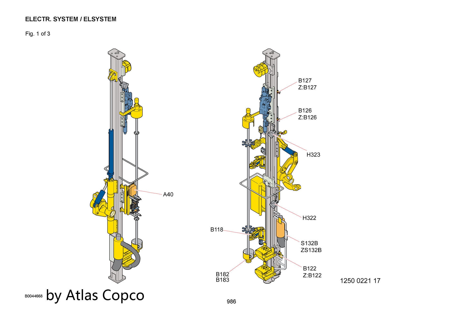 Atlas Copco Epiroc LINEAR SENSO 3222341172/3222 3411 72