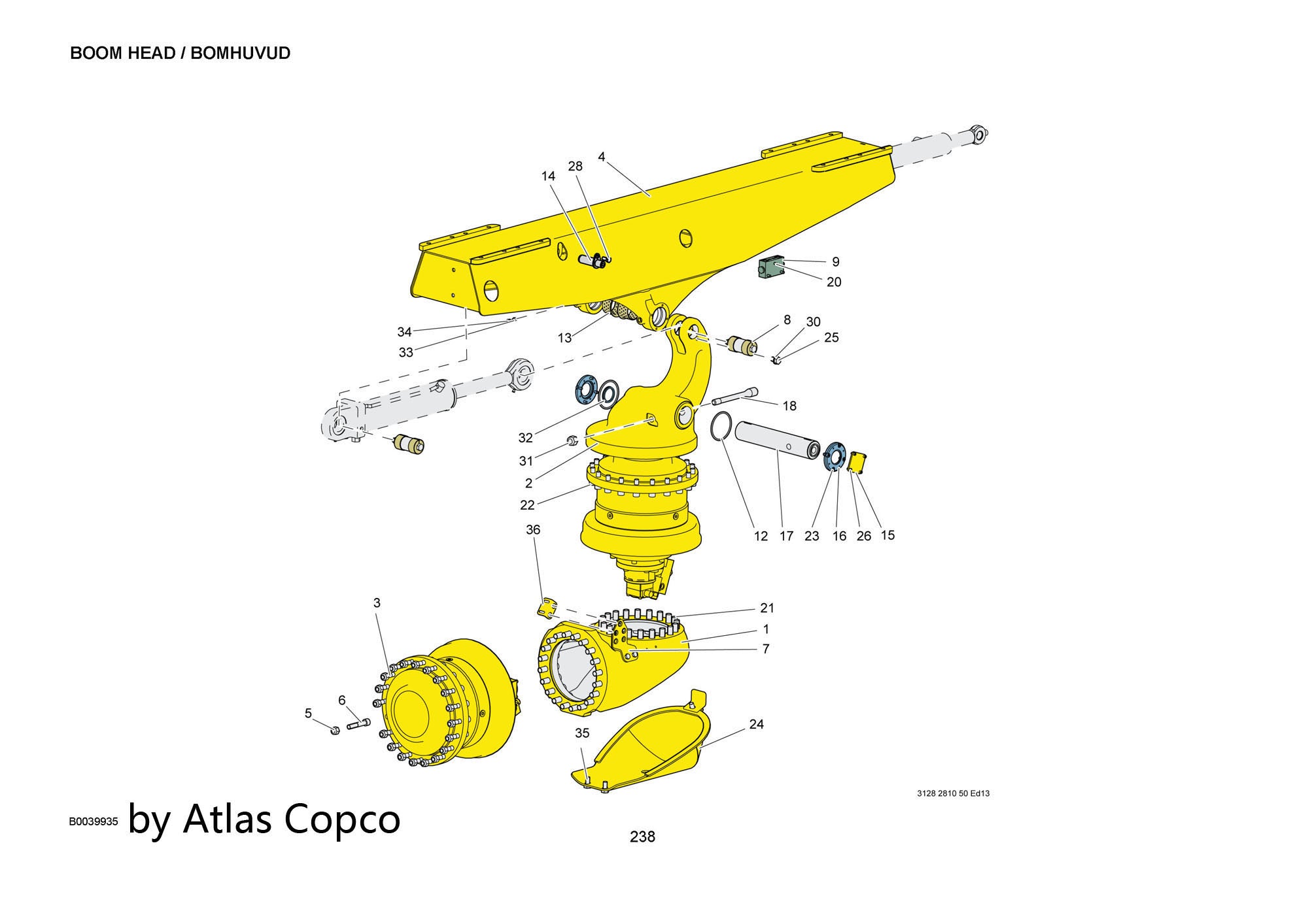 Atlas Copco Epiroc HYDRAULIC LOCK 9106063010/ 9106 0630 10