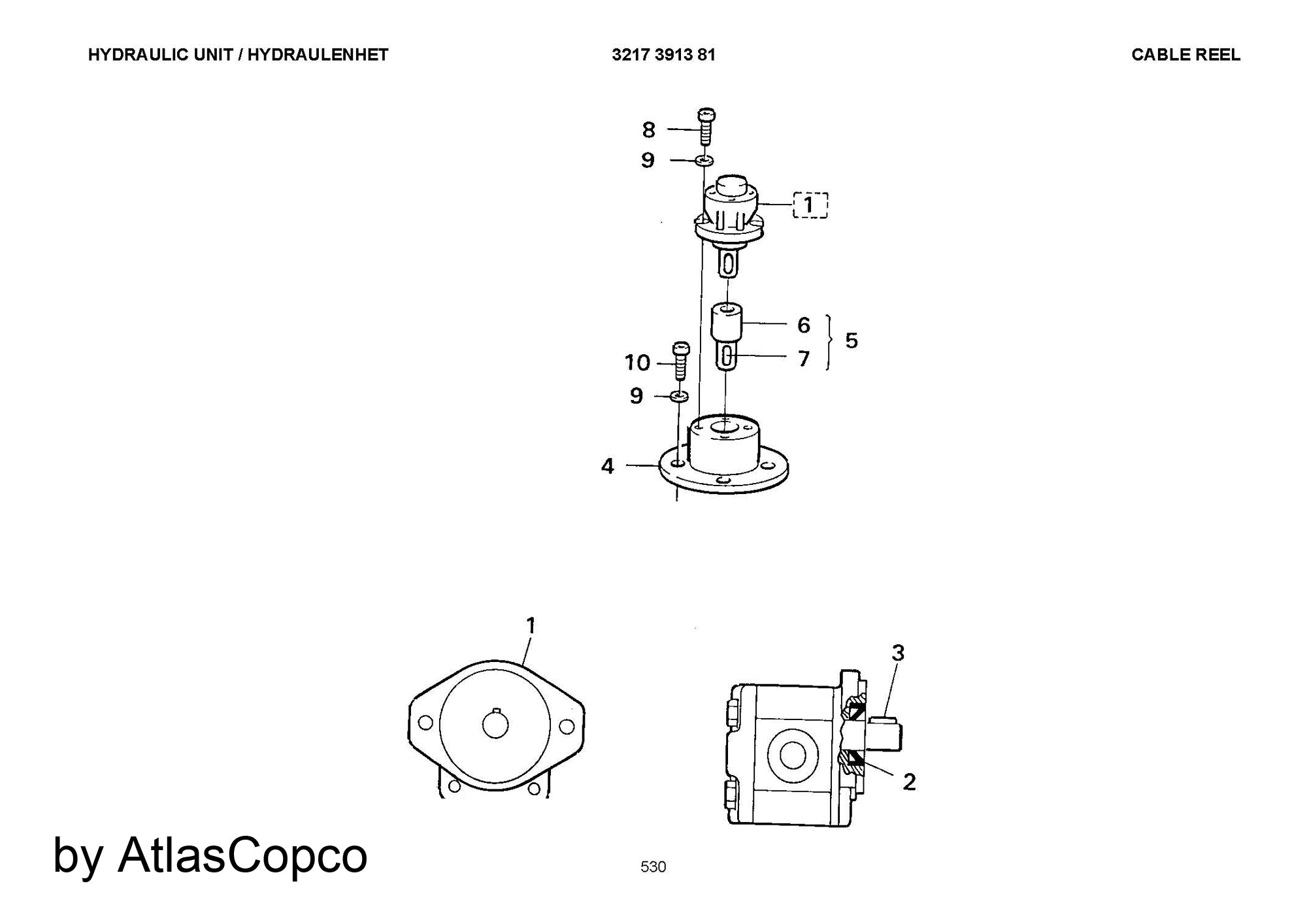 Atlas Copco Epiroc HYD.MOTOR 3217903420/ 3217 9034 20