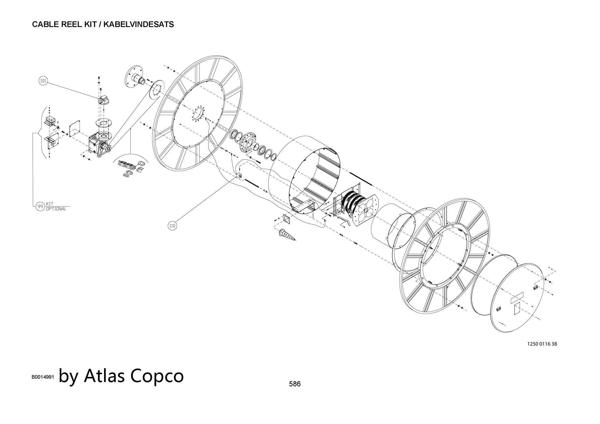 Atlas Copco Epiroc HYD.MOTOR 3217903420/ 3217 9034 20