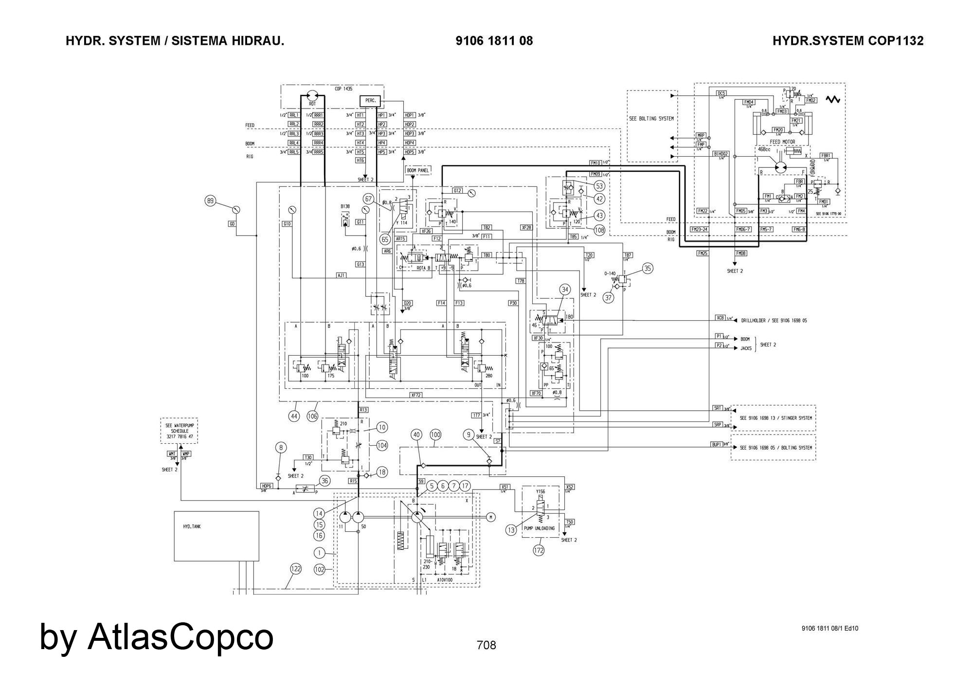 Atlas Copco Epiroc OIL COOLER  9106160862/9106 1608 62