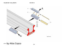 Atlas Copco Epiroc HOLDER SET 3128306163/3128 3061 63