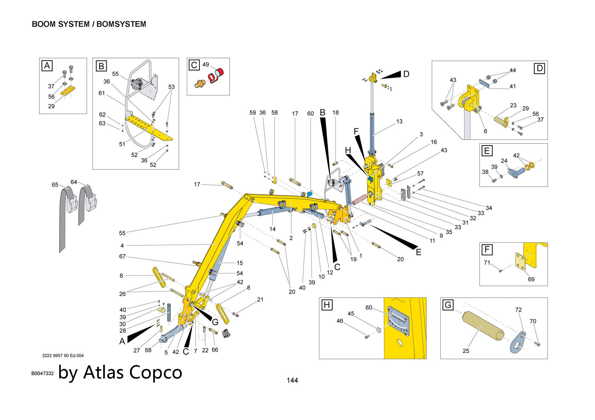 Atlas Copco Epiroc HOLDER SET 3128306163/3128 3061 63