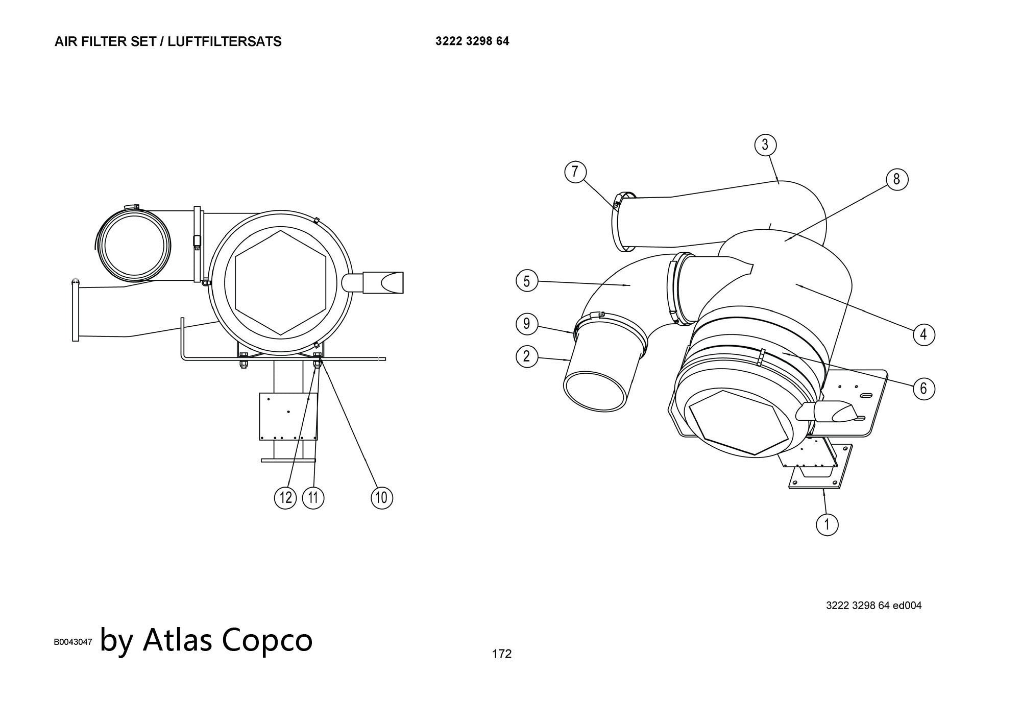 Atlas Copco Epiroc HOSE CLIP  3222320105/3222 3201 05