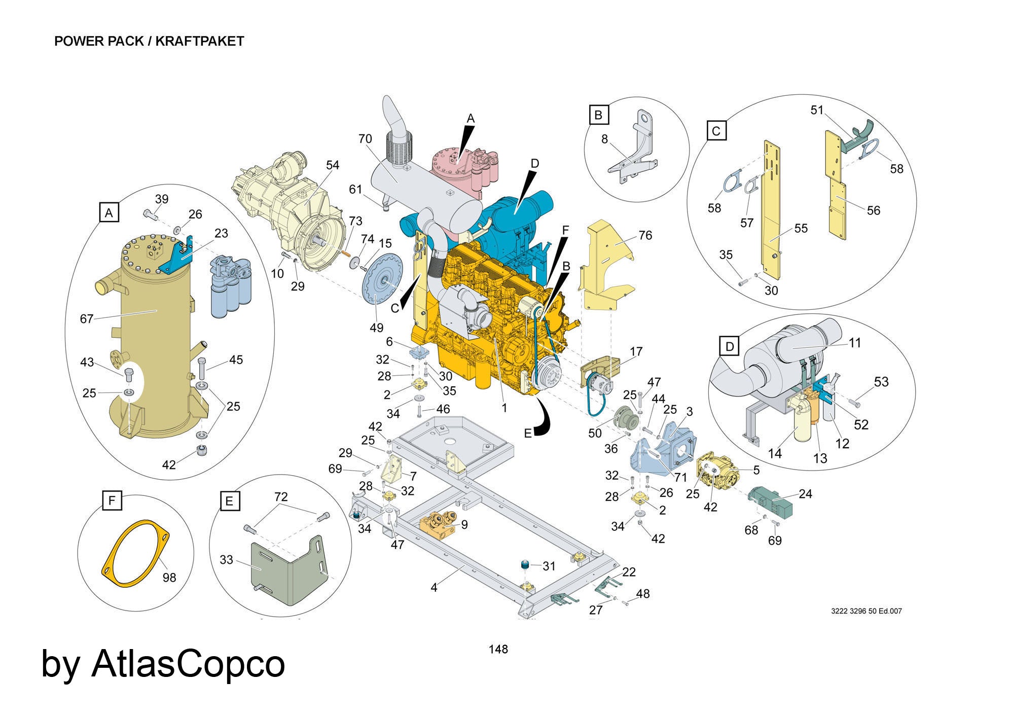 Atlas Copco Epiroc COUPLING 3222324409/3222 3244 09