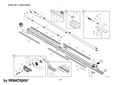 Atlas Copco Epiroc ROLLER CHAIN 3222338846/3222 3388 46