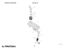 Atlas Copco Epiroc CABLE TIES 3222343145/3222 3431 45