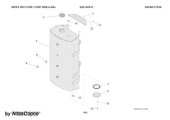 Atlas Copco Epiroc SEALING 3222349137 /3222 3491 37