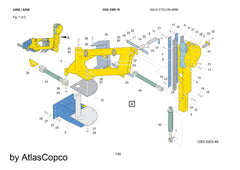Atlas Copco Epiroc SUPPORT RC 3222327191/3222 3271 91