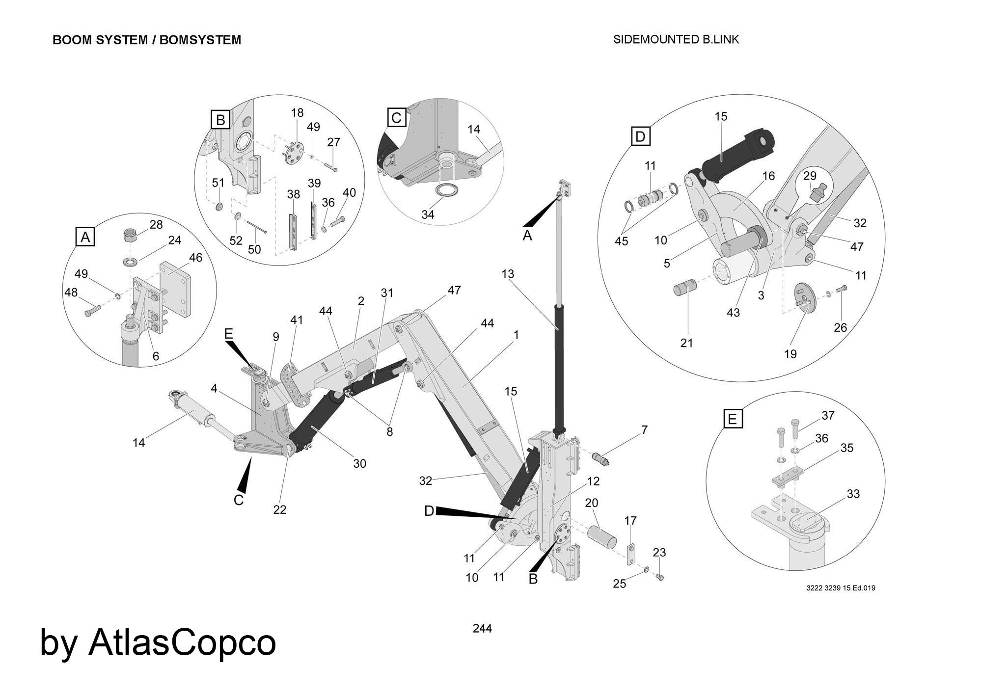 Atlas Copco Epiroc LINK COMPL 3222323643/3222 3236 43