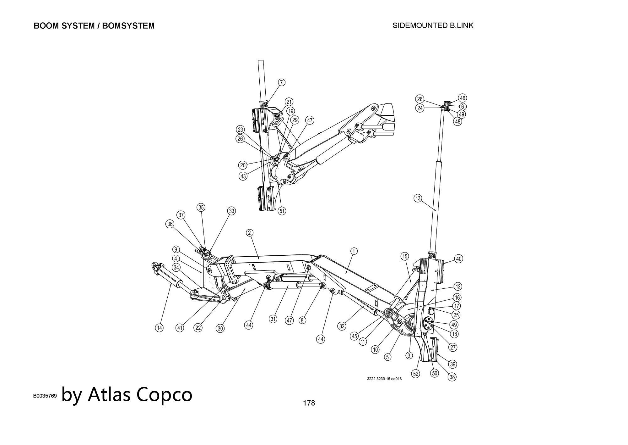 Atlas Copco Epiroc LINK COMPL 3222323643/3222 3236 43