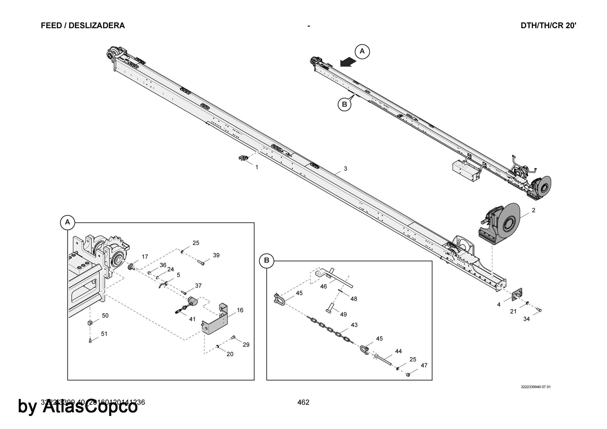 Atlas Copco Epiroc COVER PLATE 3222348004 / 3222 3480 04