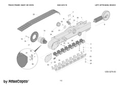 Atlas Copco Epiroc TRACK CHAIN 3222338733 / 3222 3387 33