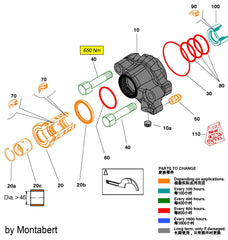 MONTABERT HC110 86716297 FRONT GUIDE