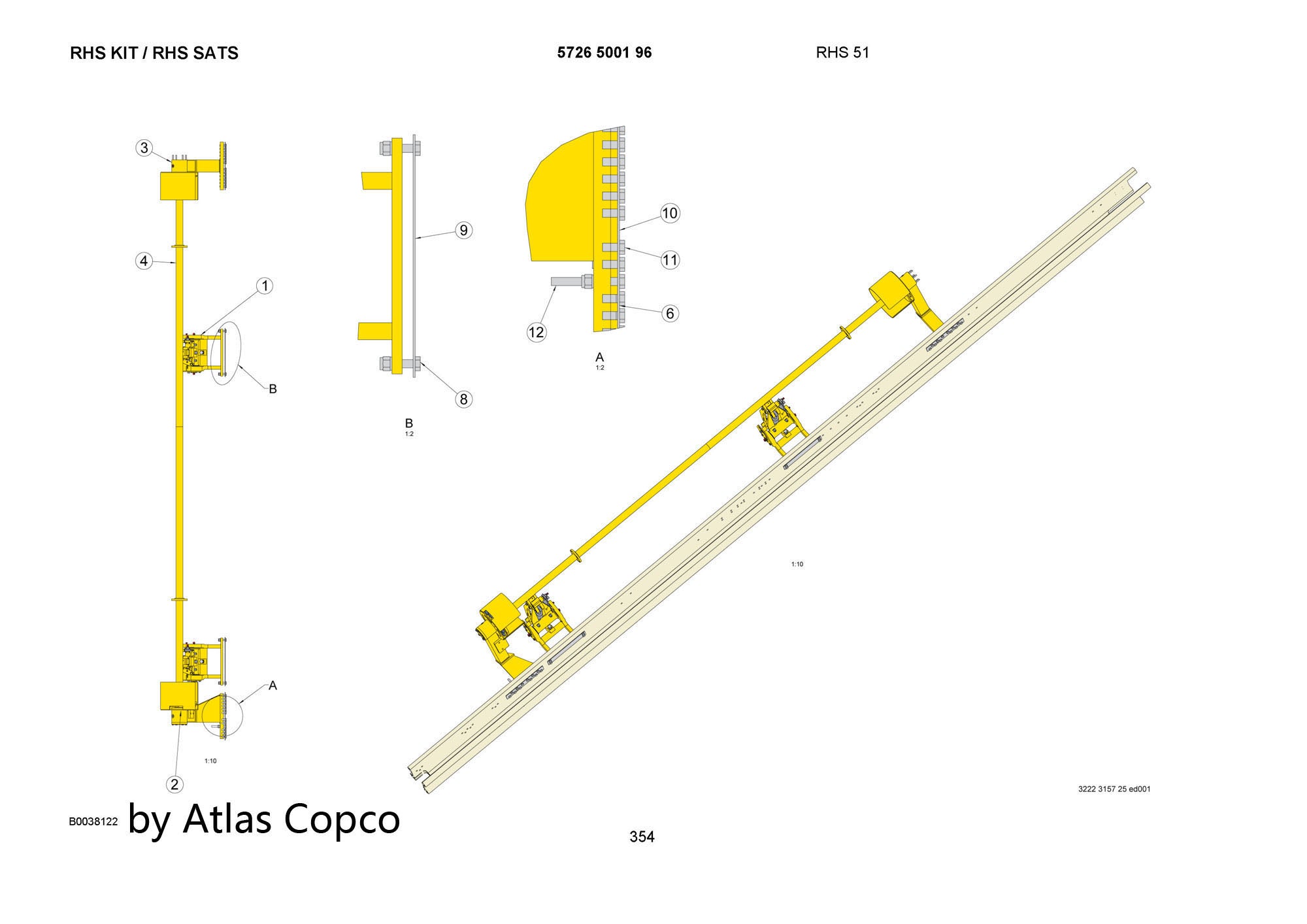 Atlas Copco Epiroc ARM  5726500148 / 5726 5001 48