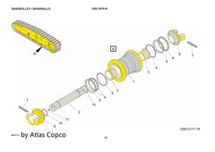 Atlas Copco Epiroc BANDPULLEY 3222327883 / 3222 3278 83